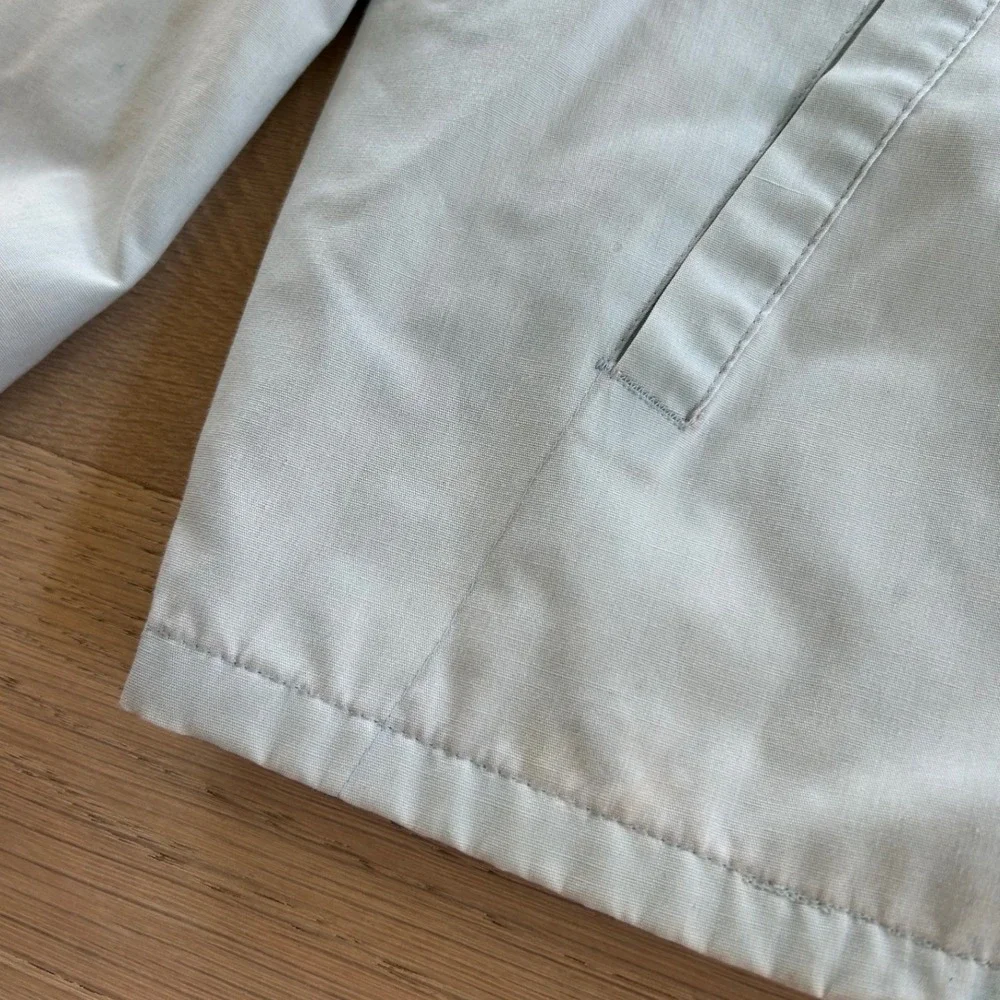 Vintage 60's Sears Light Blue Harrington Jacket Talon Zip Mens Large
